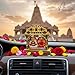 ARTIQUE CREATION Khatu Shyam & Salasar Balaji Wooden for Car Deshboard, Home Temple, Diwali Gifting Decorative Showpiece - 11.5 cm (Wood, Multicolor)