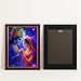 ARTIQUE CREATION Radha Krishna Epoxy Photo For Wall Decor, Temple, Home Decor, Diwali Gifting, Corporate Gifting 12x18 Inch