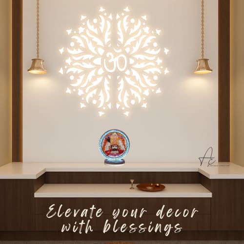 ARTIQUE CREATION Shree Khatu Shyam Ji God Car Desk, Table, Home Decor, Hare Ka Sahara Baba Shyam Hamara Decorative Showpiece - 6.5 cm (Plastic, Multicolor)