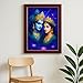 ARTIQUE CREATION | Radha Krishna Painting Frame 12x18 Inch – Decorative Epoxy Frame for Pooja Room, Temple & Living Room Wall