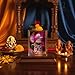 ARTIQUE CREATION Khatu Shyam 3D Crystal Cube Spiritual Figures for Home Decor, Table, Office, Pooja Room Decorative Showpiece - 9.5 cm (Plastic, Multicolor)
