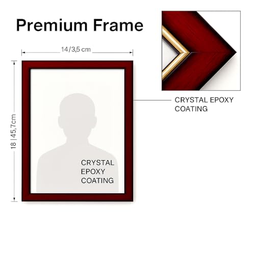 ARTIQUE CREATION | Radha Krishna Painting Frame 12x18 Inch – Decorative Epoxy Frame for Pooja Room, Temple & Living Room Wall