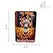 ARTIQUE CREATION Shri Khatu Shyam/Shyam Baba/Barbarik Ji Photo Frame for Spiritual Diwali Gift, Pooja Room, Home Decor, Office, Temple 8x12 Inch (Garland Shyam Ji, Orange & Yellow Garland, 8x12 Inch)