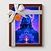 ARTIQUE CREATION Adiyogi Lord Shiva Poster 30 × 45 cm – Shravan Blessings Wall Frame, Epoxy-Gloss Print in Charcoal Synthetic Wood – Ideal for Mandir, Living Room, Office & Gift Décor