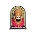 ARTIQUE CREATION Sri Khatu Shyam Baba Idol for Car Dashboard, Spiritual Diwali Gift Item and Statue for Temple/Pooja/Home Decor/Office/Study Table, Decorative Showpiece Figurine, 8.2 x 6.3 cm (Gold)