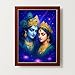 ARTIQUE CREATION | Radha Krishna Painting Frame 12x18 Inch – Decorative Epoxy Frame for Pooja Room, Temple & Living Room Wall