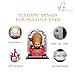 ARTIQUE CREATION Shree Khatu Shyam Baba Idol for Car Dashboard, Sri Barbarik Ji for Temple/Pooja/Home Decor/Office/Study Table, Showpiece Figurine, 8.2 x 6.3 cm (Silver)