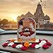 ARTIQUE CREATION Khatu Shyam Decorative Showpiece for Car Dashboard, Home Decor, Living Hall, Study Room, Cafe Table, Diwali Festival Gifting - 10 cm (Plastic, Multicolor)