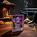 ARTIQUE CREATION Khatu Shyam 3D Crystal Cube Spiritual Figures for Home Decor, Table, Office, Pooja Room Decorative Showpiece - 9.5 cm (Plastic, Multicolor)