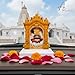 ARTIQUE CREATION Khatu Shyam Temple for Car Dashboard, Home, Temple, Dipawali Gifting Decorative Showpiece - 11.5 cm (Plastic, Multicolor)