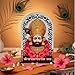 ARTIQUE CREATION Shree Khatu Shyam Baba Idol for Car Dashboard, Sri Barbarik Ji for Temple/Pooja/Home Decor/Office/Study Table, Showpiece Figurine, 8.2 x 6.3 cm (Silver)