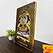 ARTIQUE CREATION Khatu Shyam Ji Spiritual Decor for Home, Office & Pooja | Shri Shyam Baba Wall Photo Frame | Golden Purple Epoxy Frame 30x40 cm