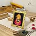 ARTIQUE CREATION Khatu Shyam Photo Frame 6x7 cm for Car Dashboard, Pooja Room, Table Top, Gold-Plated with Crystal Stones, Home Decorative Religious