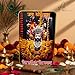 ARTIQUE CREATION Shri Khatu Shyam/Shyam Baba/Barbarik Ji Photo Frame for Spiritual Diwali Gift, Pooja Room, Home Decor, Office, Temple 8x12 Inch (Garland Shyam Ji, Orange & Yellow Garland, 8x12 Inch)