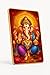 ARTIQUE CREATION Sri Ganesha Photo Golden Frame for Home Decor, Living Room, Bedroom, Office, Spiritual Decoration 12x18 Inch (Modern Indian Classical, Warm Jewel-Toned, 12X18 Inch)