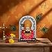 ARTIQUE CREATION Shree Khatu Shyam Baba Idol for Car Dashboard, Sri Barbarik Ji for Temple/Pooja/Home Decor/Office/Study Table, Showpiece Figurine, 8.2 x 6.3 cm (Silver)